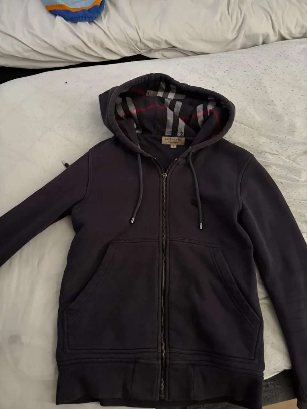 Burberry Check Zip Hoodie