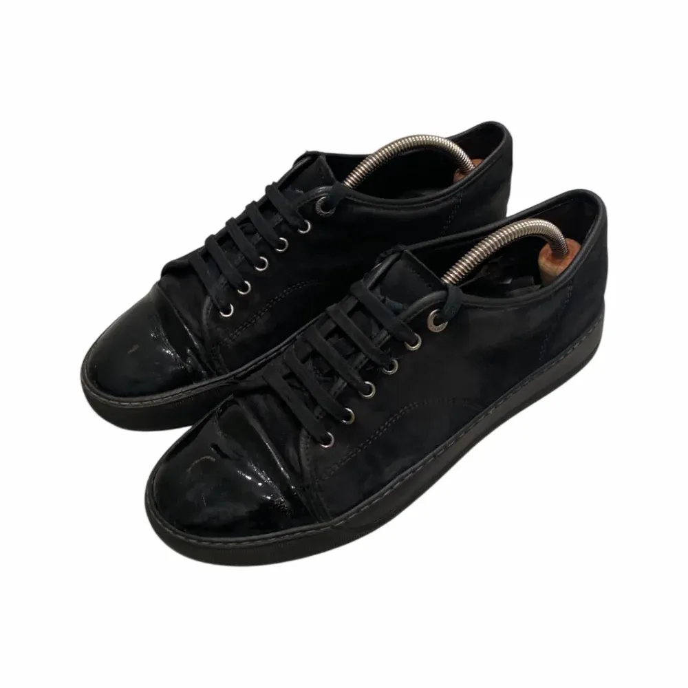 Lanvin Patent Cap Toe Sneaker