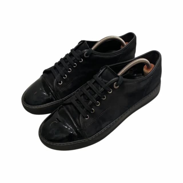 Lanvin Patent Cap Toe Sneaker