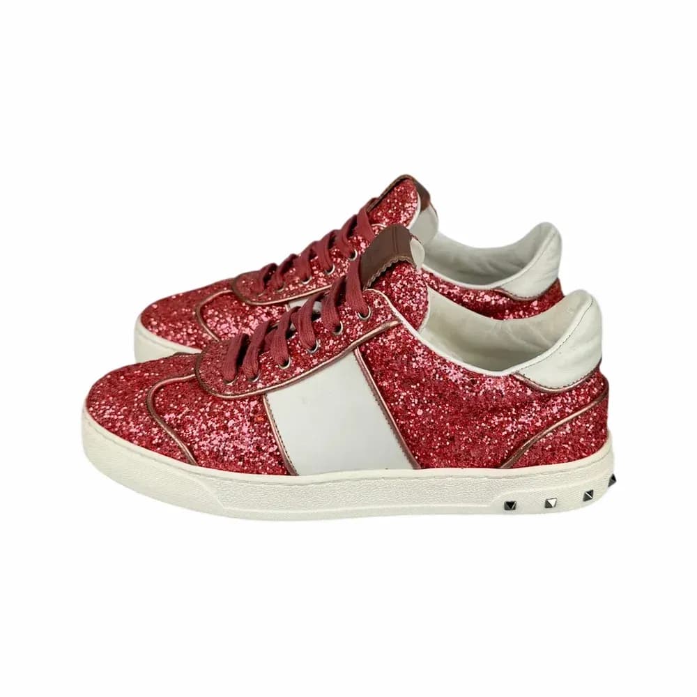 Valentino Flycrew Glitter Sneakers
