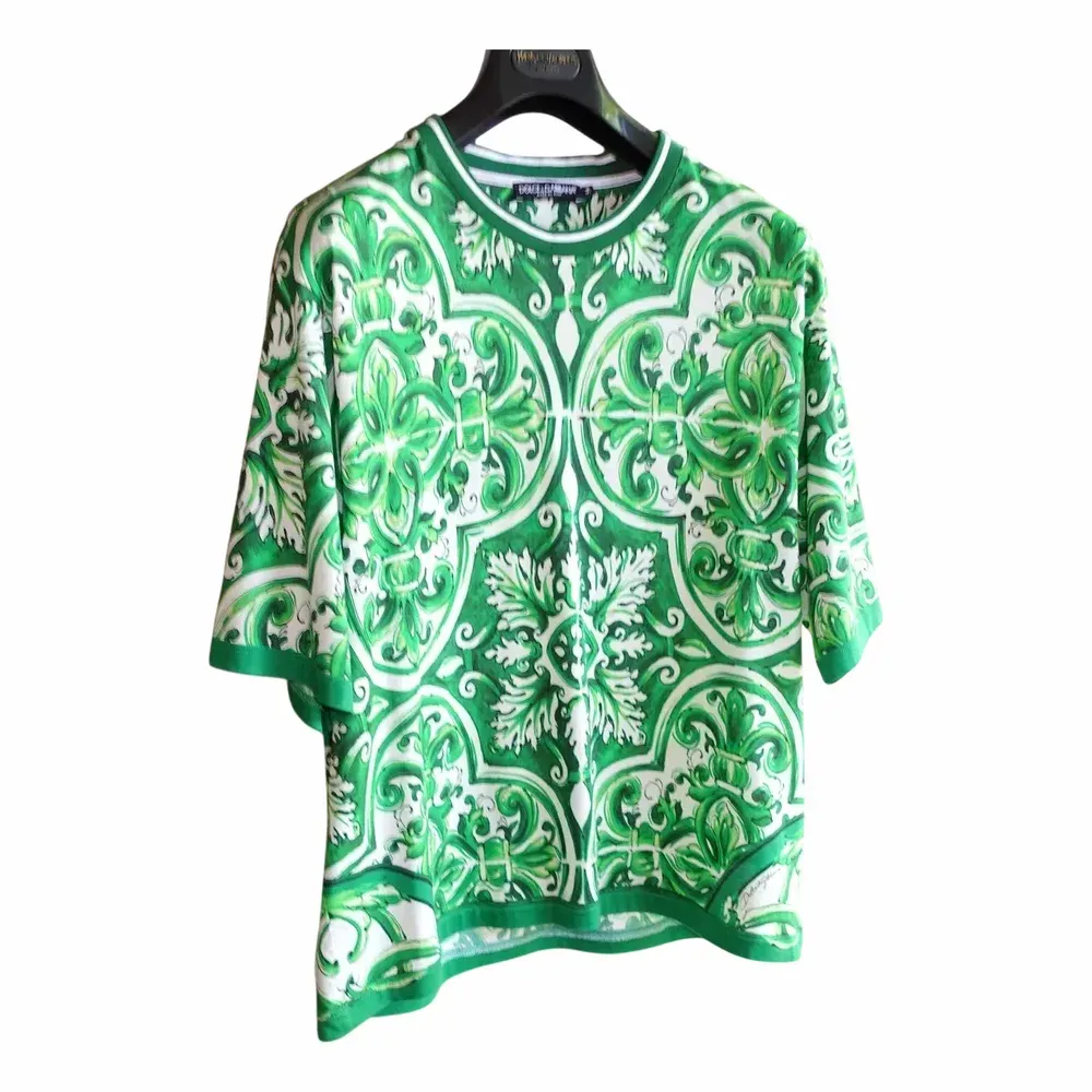 Dolce & Gabbana Majolica-print Cotton T-shirt