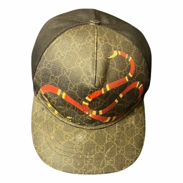 Gucci GG Supreme Kingsnake Baseball Cap