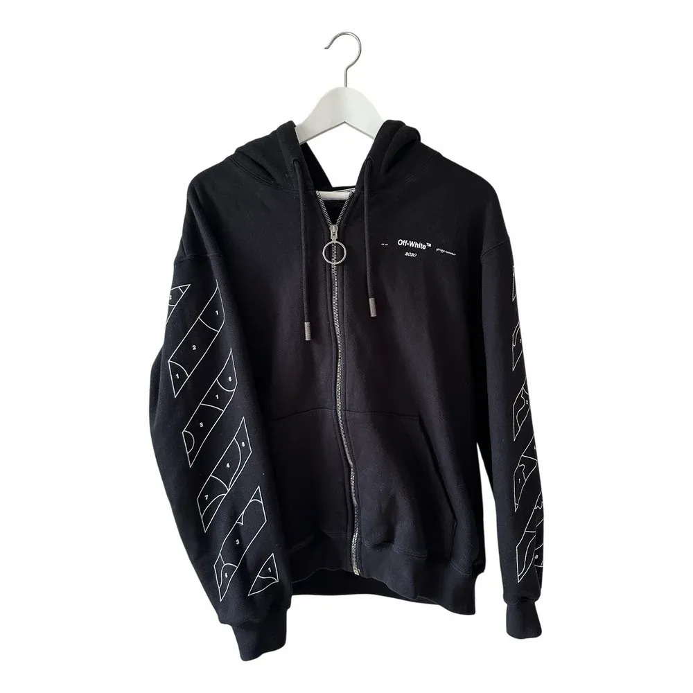 Off-White Puzzle Arrows Zipped Hoodie