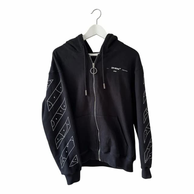 Off-White Puzzle Arrows Zipped Hoodie