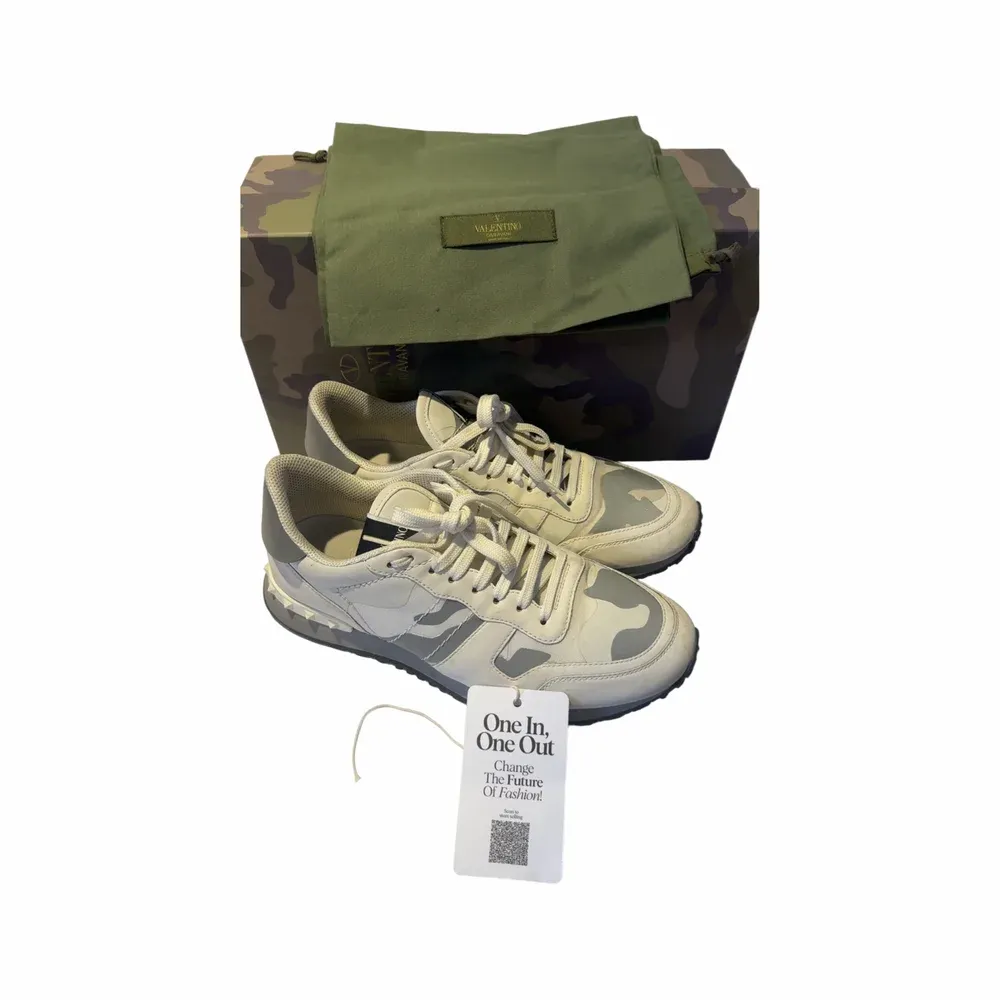 Valentino Rockrunner Camouflage Sneakers