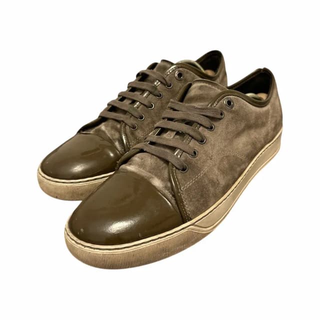 Lanvin DBB1 Patent Cap Toe Sneaker