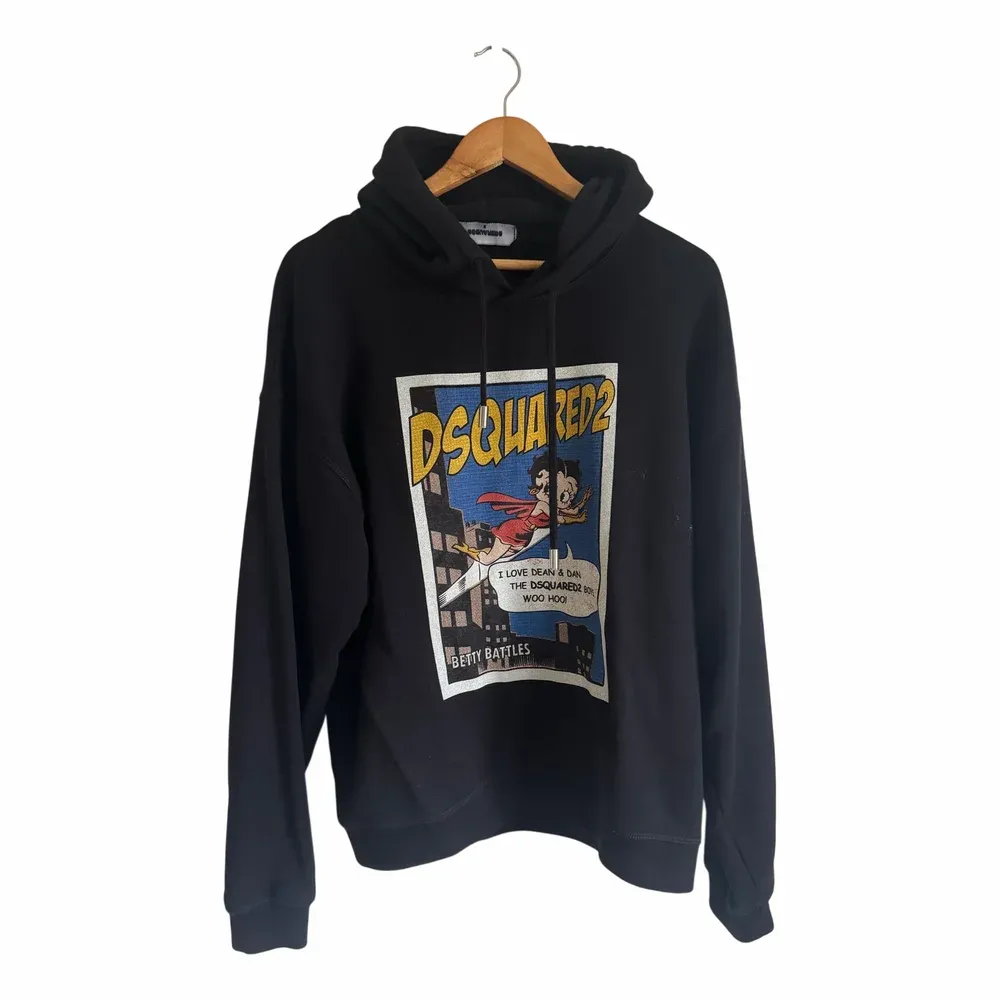 Dsquared2 Betty Boop Regular Fit Hoodie Sweatshirt