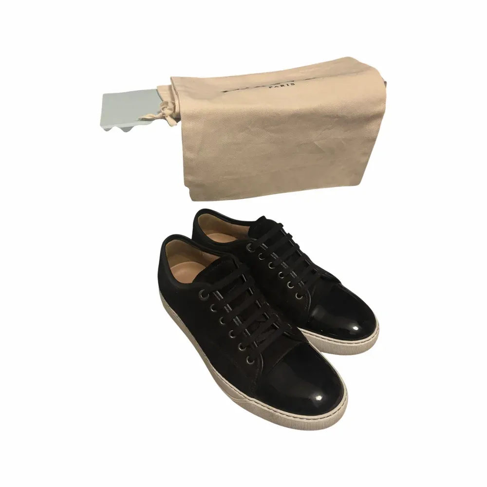 Lanvin DBB1 Patent Cap Toe Sneaker