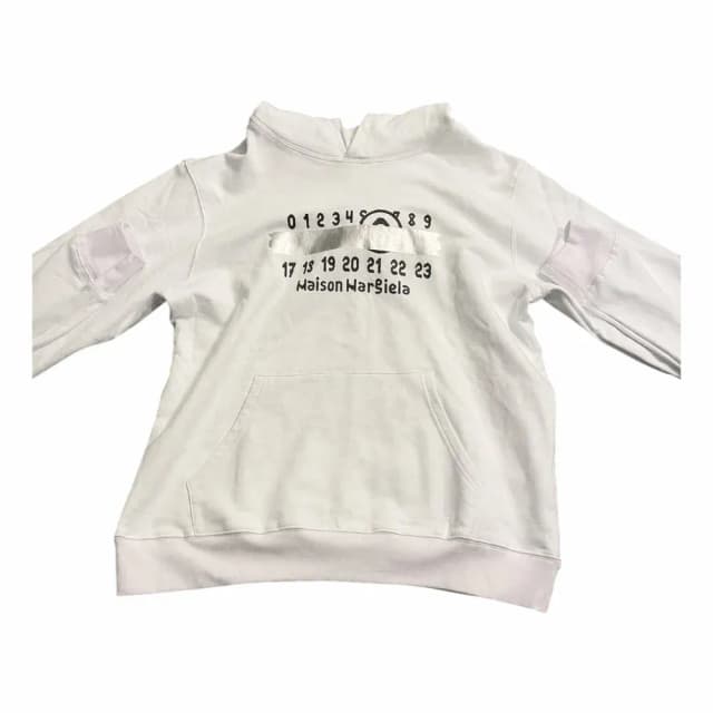 Maison Margiela Hoodie Med Grafiskt Tryck