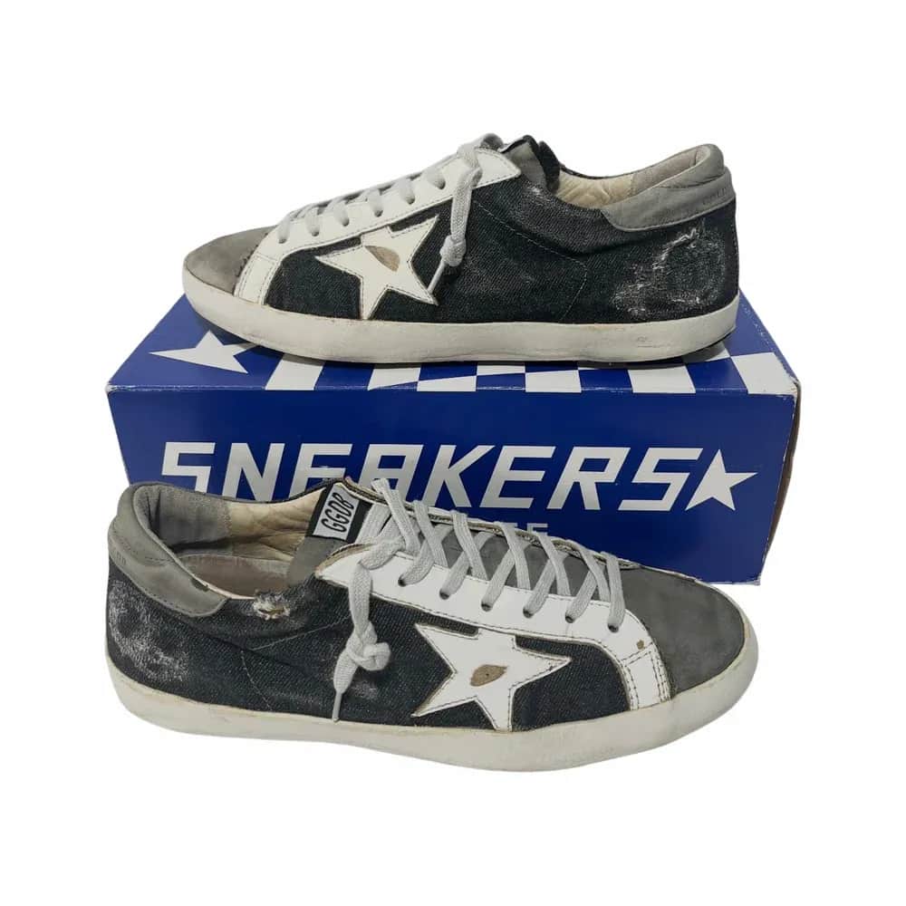Golden Goose Super-Star Denim Sneakers