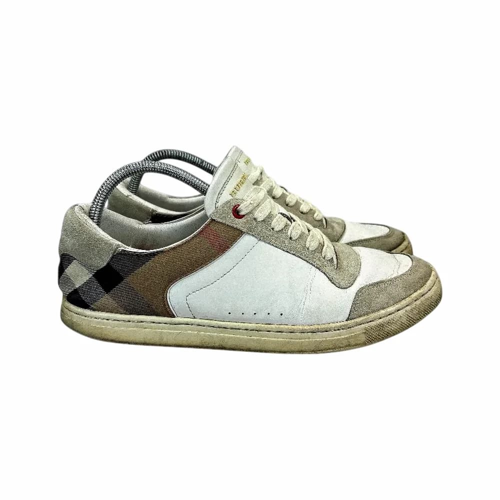 BURBERRY Low-Top Vintage Check Panel Sneakers