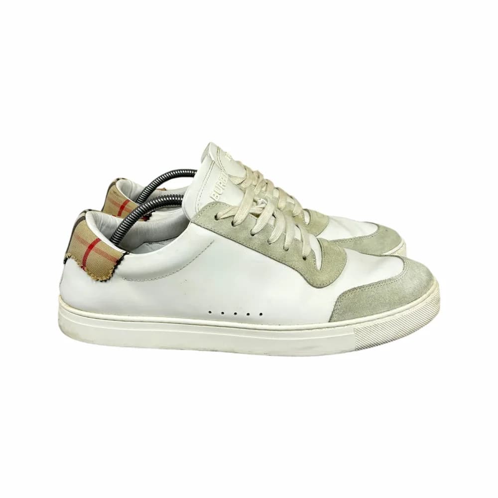 BURBERRY Robin Check Print Low Top Sneaker