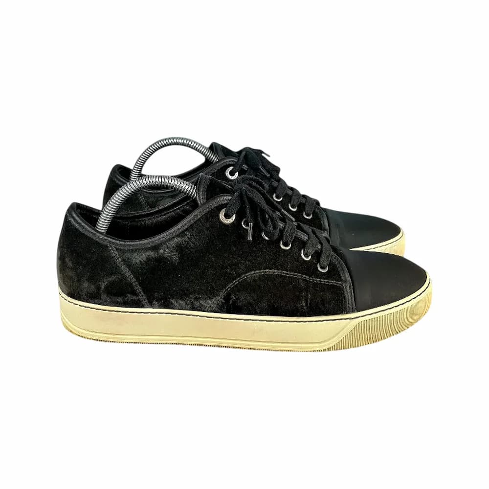 LANVIN DBB1 Patent Cap Toe Sneaker
