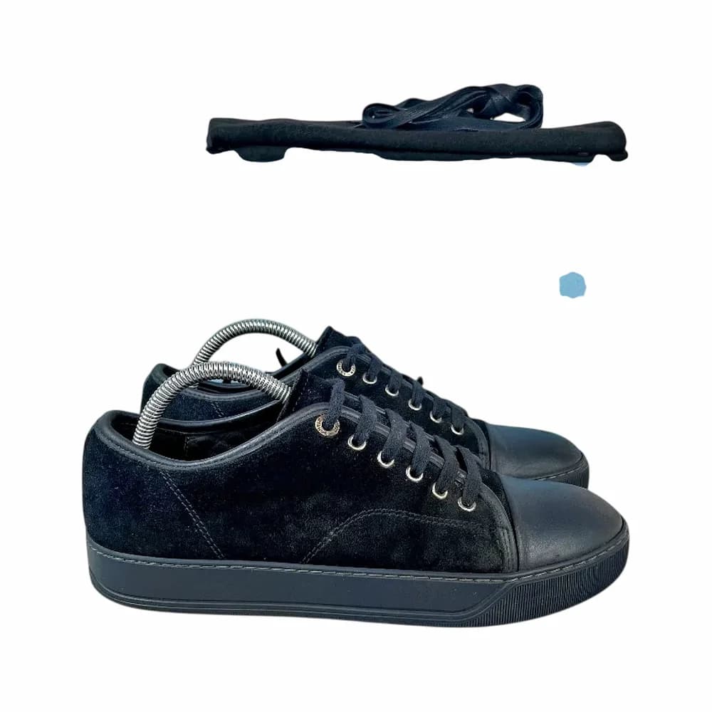 LANVIN DBB1 Nappa Cap Toe Sneaker