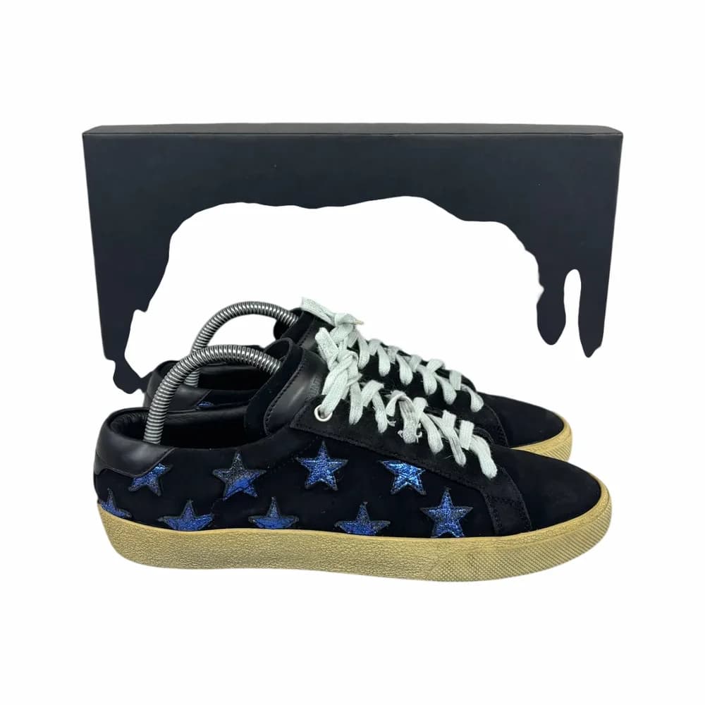SAINT LAURENT Court Classic Star Sneakers