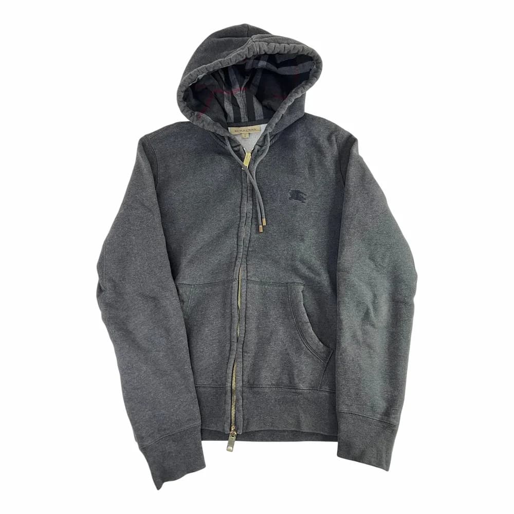 BURBERRY Check Zip Hoodie