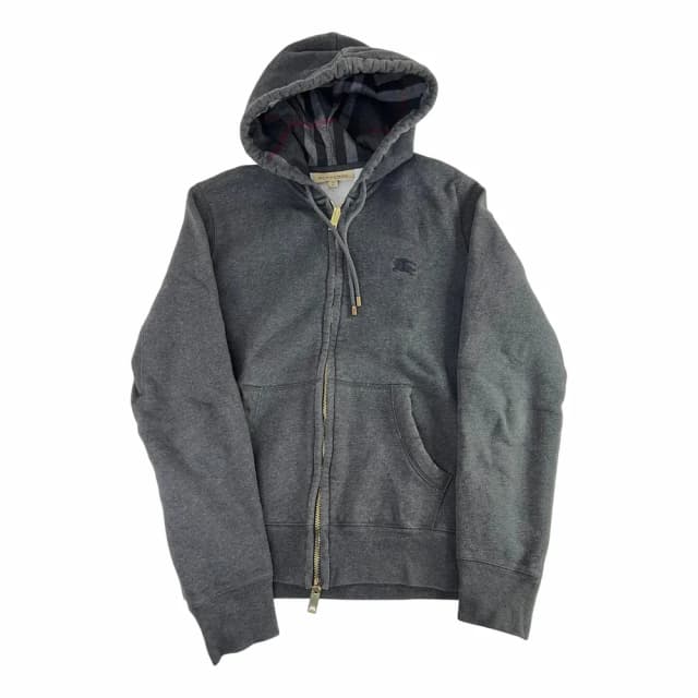 BURBERRY Check Zip Hoodie