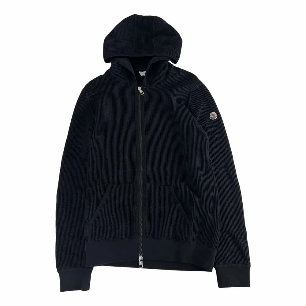 MONCLER Padded Hooded Tricot Cardigan