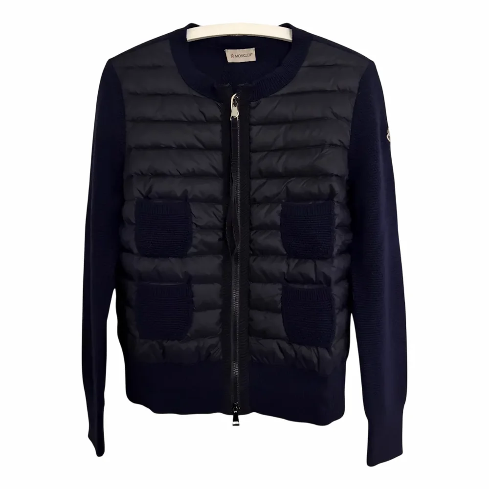 MONCLER Padded Wool Cardigan