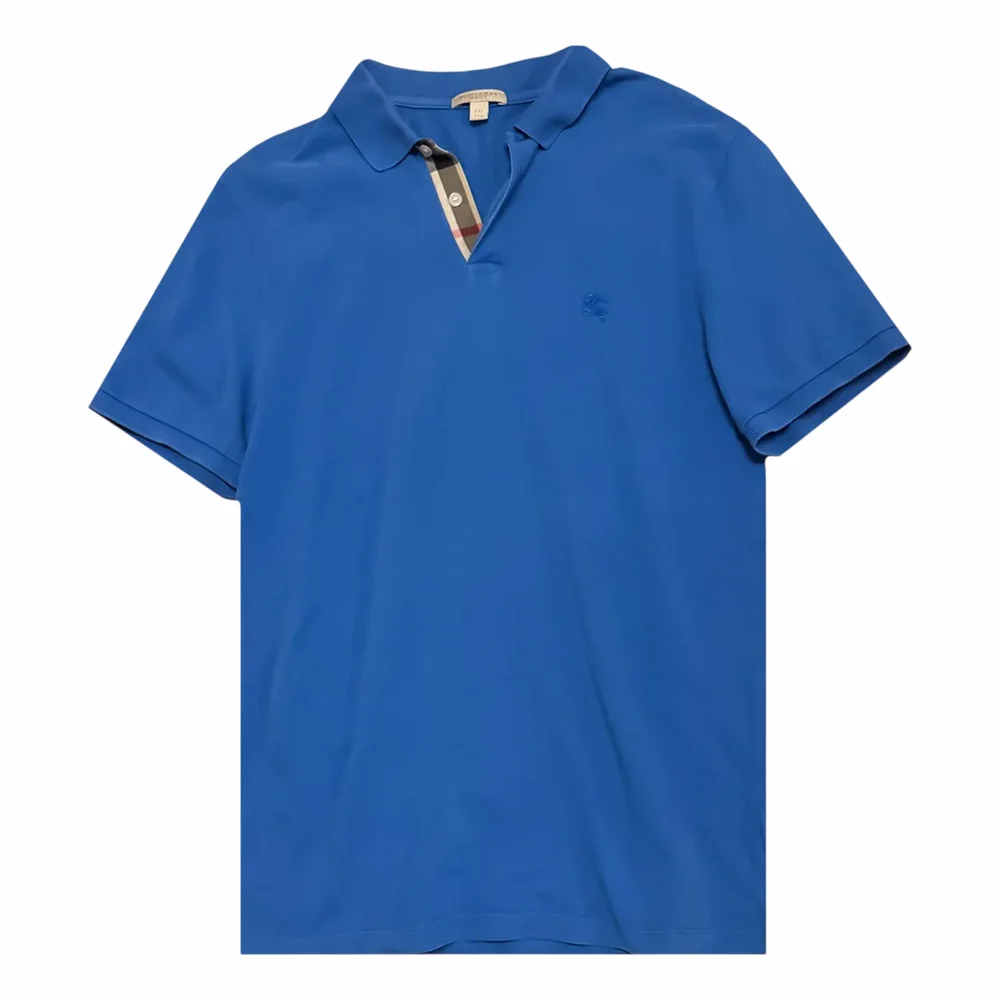 BURBERRY Check Placket Polo Shirt