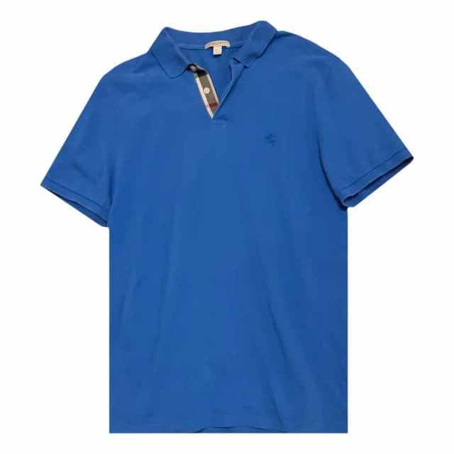 BURBERRY Check Placket Polo Shirt