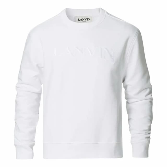 LANVIN Classic Embroidered Logo Sweatshirt
