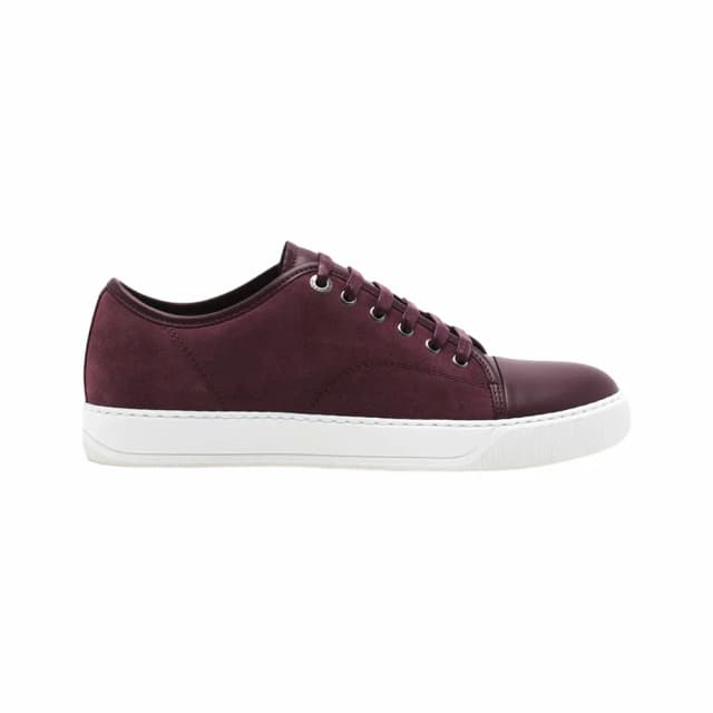 LANVIN DBB1 Patent Cap Toe Sneaker