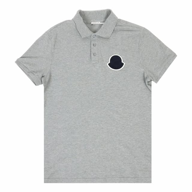 MONCLER Large Terry Logo Polo Shirt