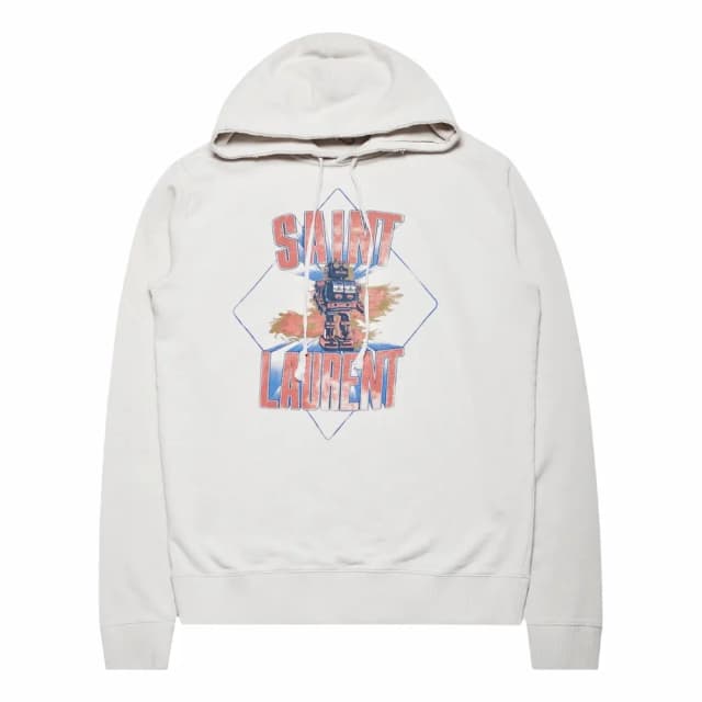 SAINT LAURENT Robot Logo Hoodie