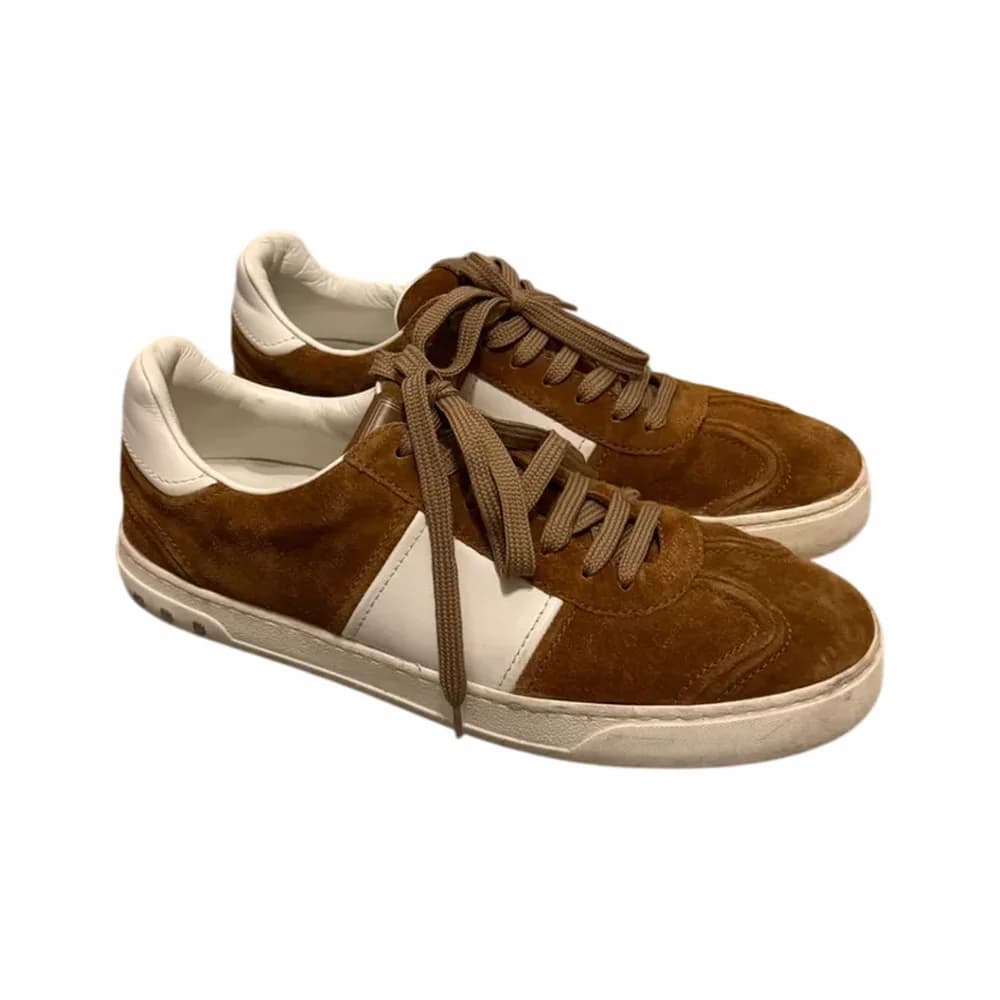 Valentino Suede Low-Top Sneaker