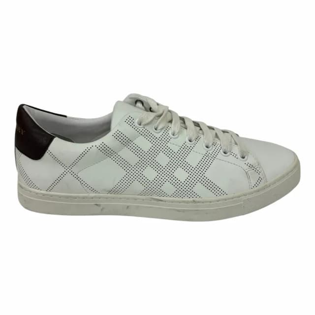 BURBERRY Albert Drilled Check Sneakers