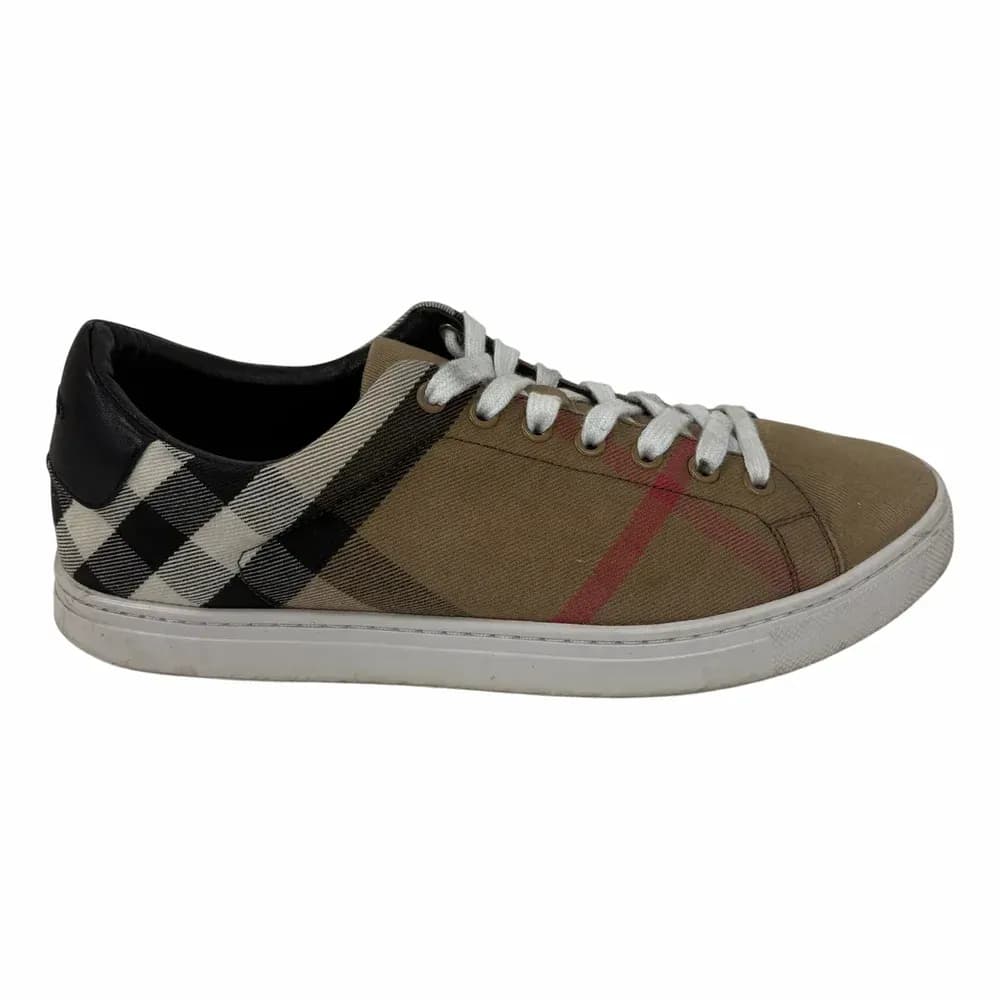 BURBERRY Albert Check Low Top Sneakers