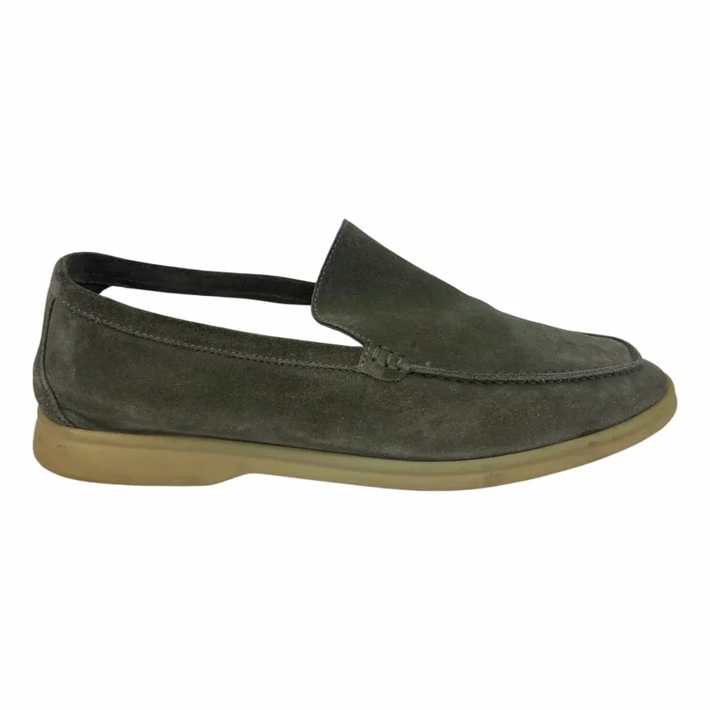 LORO PIANA Split leather loafers