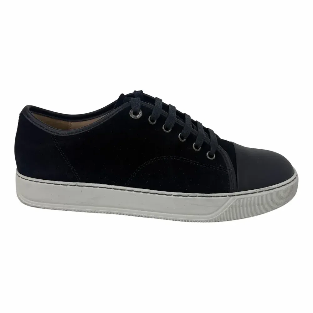 LANVIN DBB1 Patent Cap Toe Sneaker