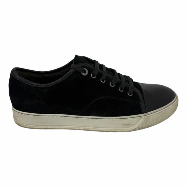 LANVIN DBB1 Patent Cap Toe Sneaker