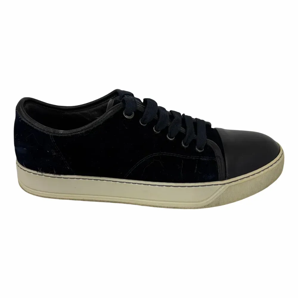 LANVIN DBB1 Patent Cap Toe Sneaker