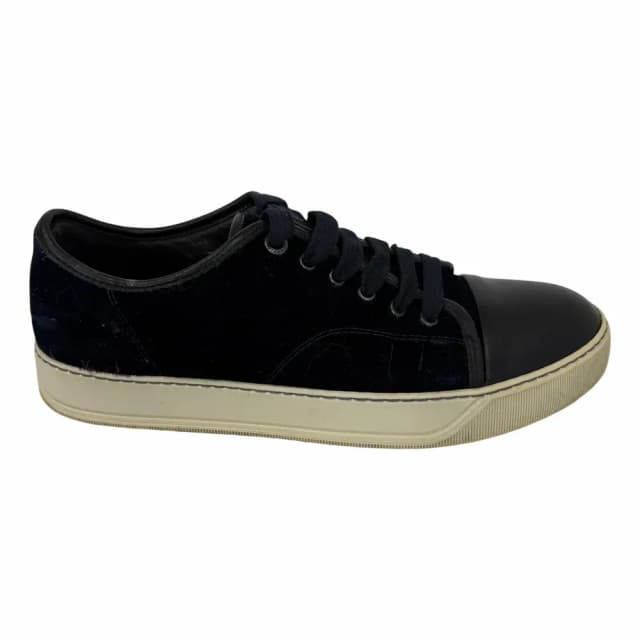 LANVIN DBB1 Patent Cap Toe Sneaker