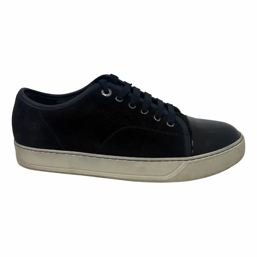 LANVIN DBB1 Patent Cap Toe Sneaker
