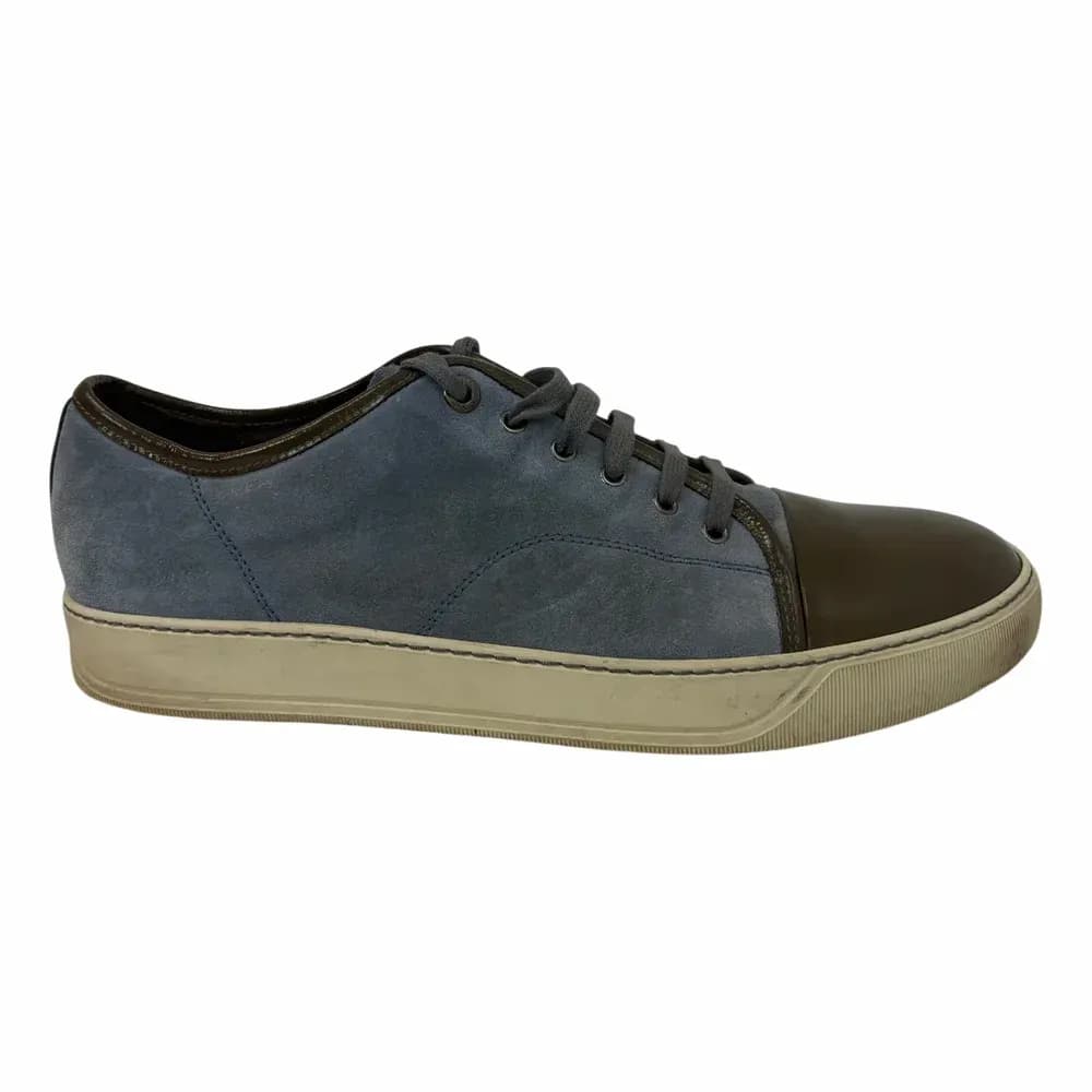 LANVIN DBB1 Patent Cap Toe Sneaker