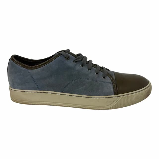 LANVIN DBB1 Patent Cap Toe Sneaker