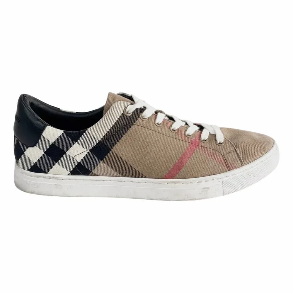 BURBERRY Albert Low Top Check Sneakers