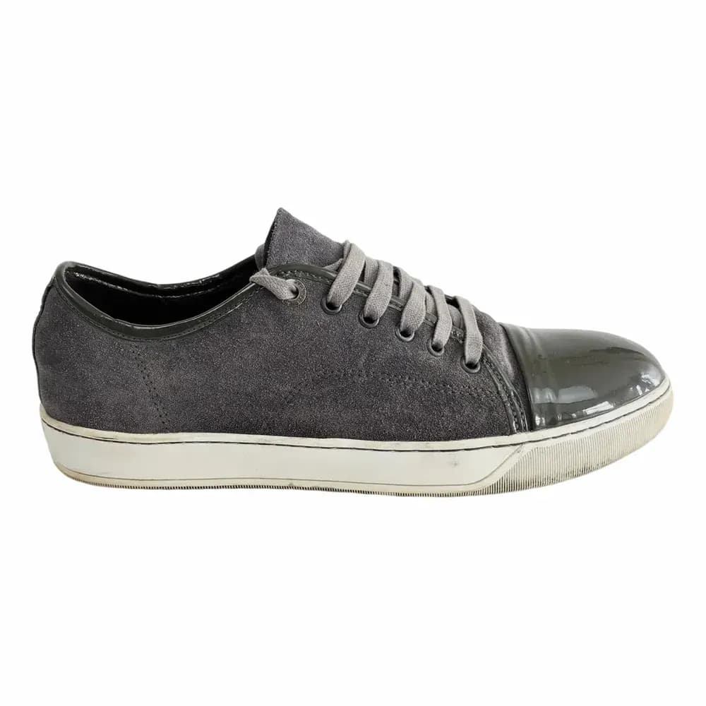 LANVIN DBB1 Patent Cap Toe Sneaker