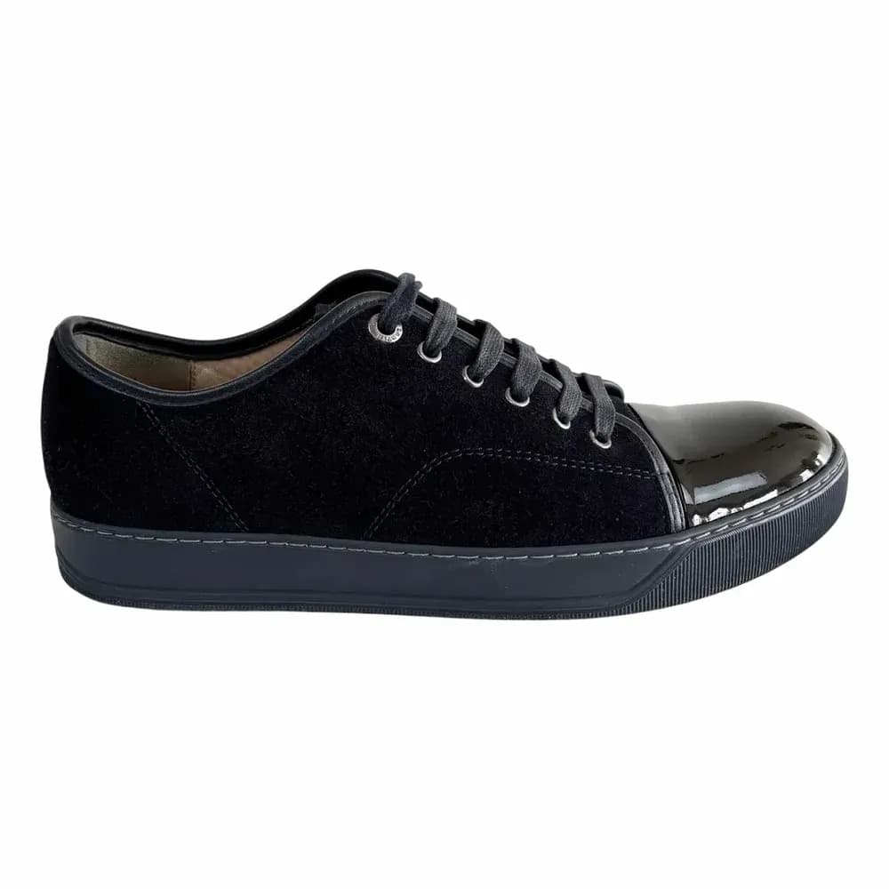 LANVIN DBB1 Patent Cap Toe Sneaker