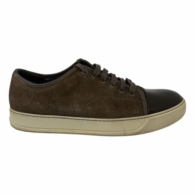 LANVIN DBB1 Patent Cap Toe Sneaker