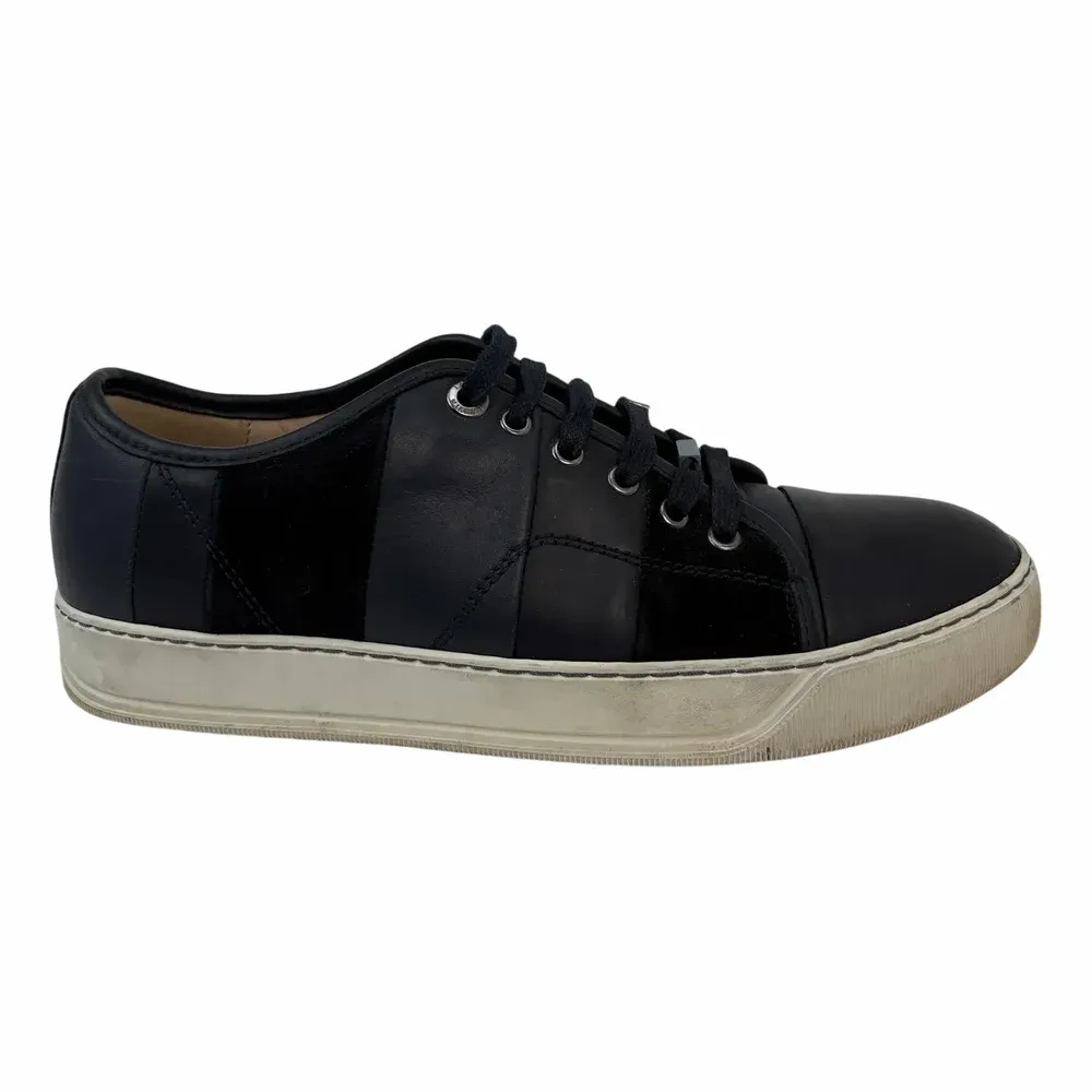 LANVIN DBB1 Patent Cap Toe Sneaker