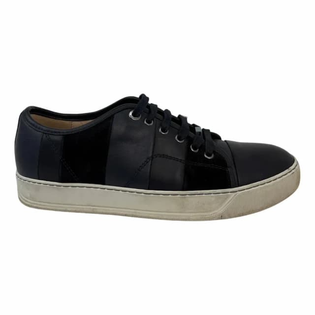 LANVIN DBB1 Patent Cap Toe Sneaker