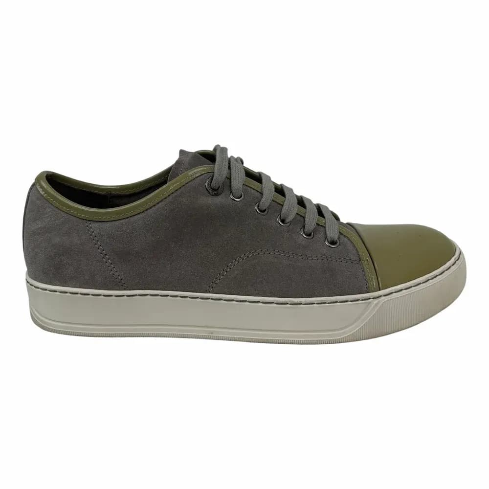 LANVIN DBB1 Patent Cap Toe Sneaker