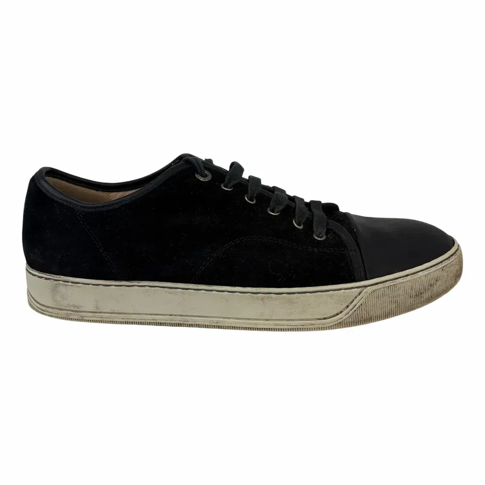 LANVIN DBB1 Patent Cap Toe Sneaker