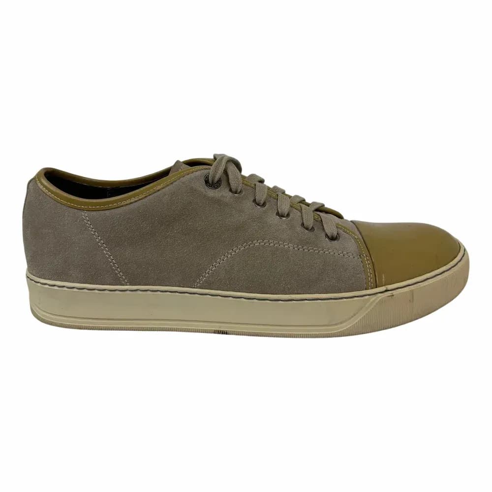 LANVIN DBB1 Patent Cap Toe Sneaker