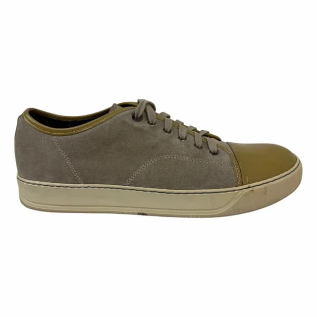 LANVIN DBB1 Patent Cap Toe Sneaker
